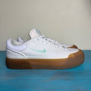 Nike Court Legacy Lift Women's Shoe White Canvas Size 11 NEW With Tags